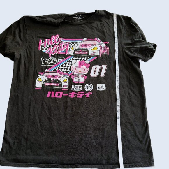Sanrio Hybrid T-Shirt Size Large Hello Kitty Racing Racecar Tokyo Speed - Picture 5 of 8